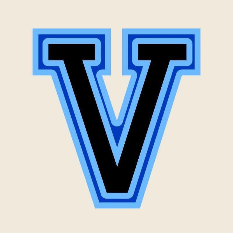 Letter V 7