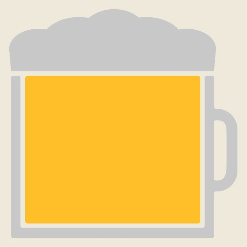 Großes Bierglas Icon Logo