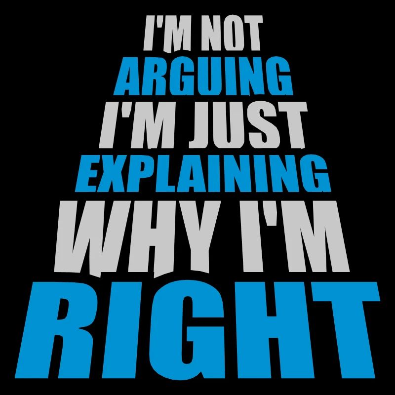 I m not arguing