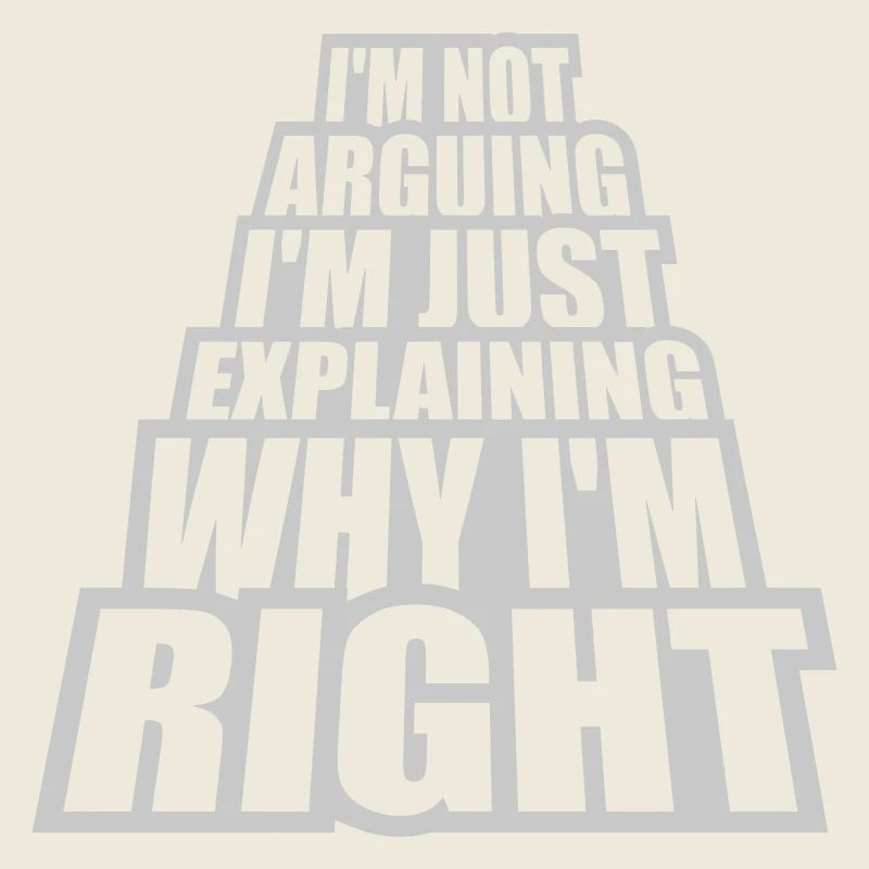 I m not arguing