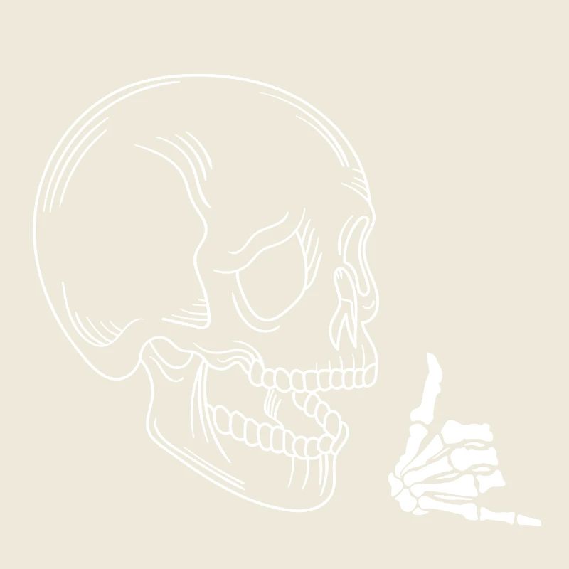 Schaukelnder Schädel