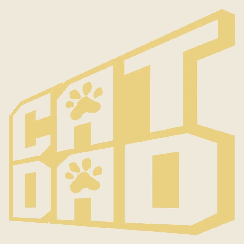 Conception du logo Cat Dad