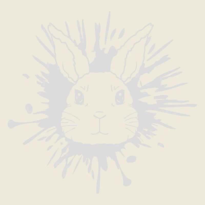 Spritzer Tropfen Hase Farbklecks