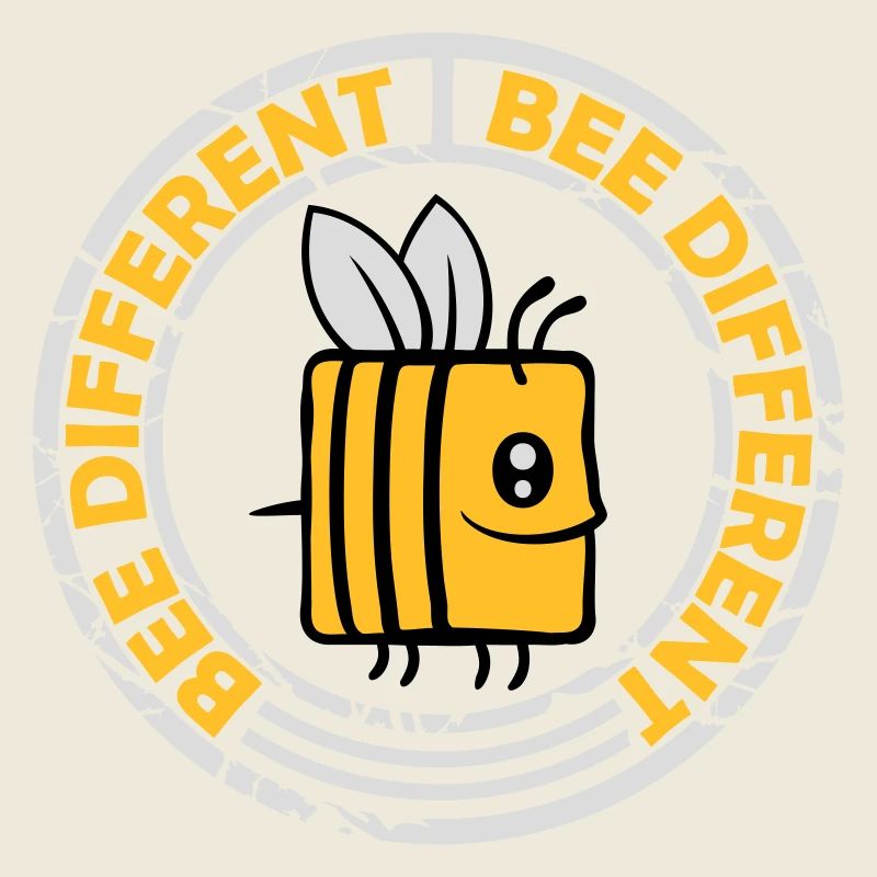 bee different Spruch Zitat