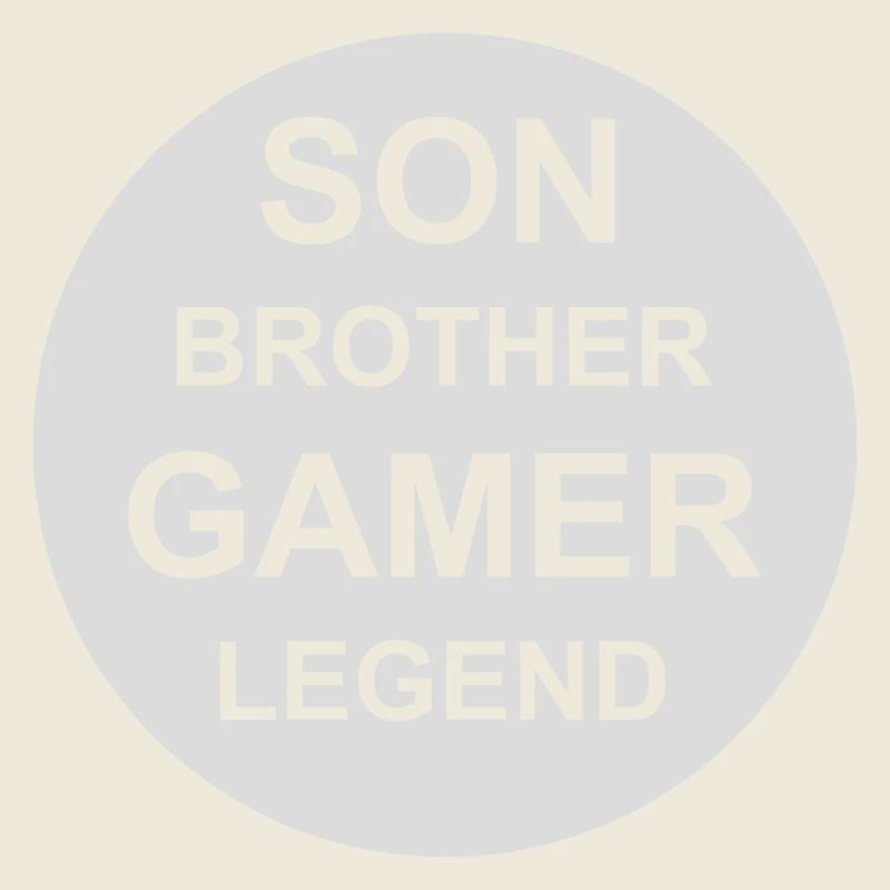 Fils Frère Gamer Légende