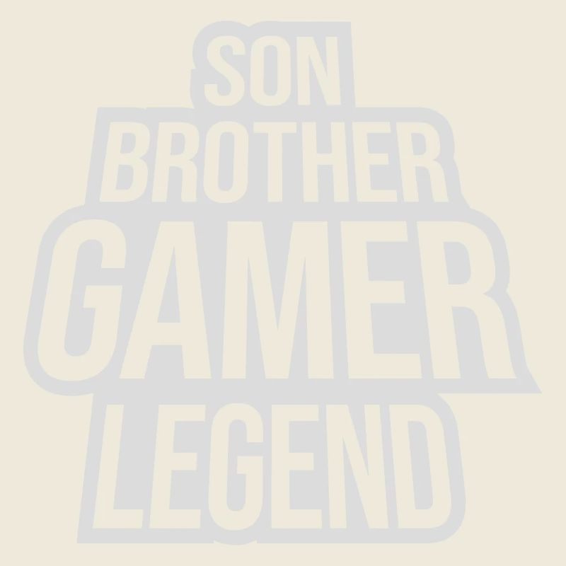 Fils Frère Gamer Légende