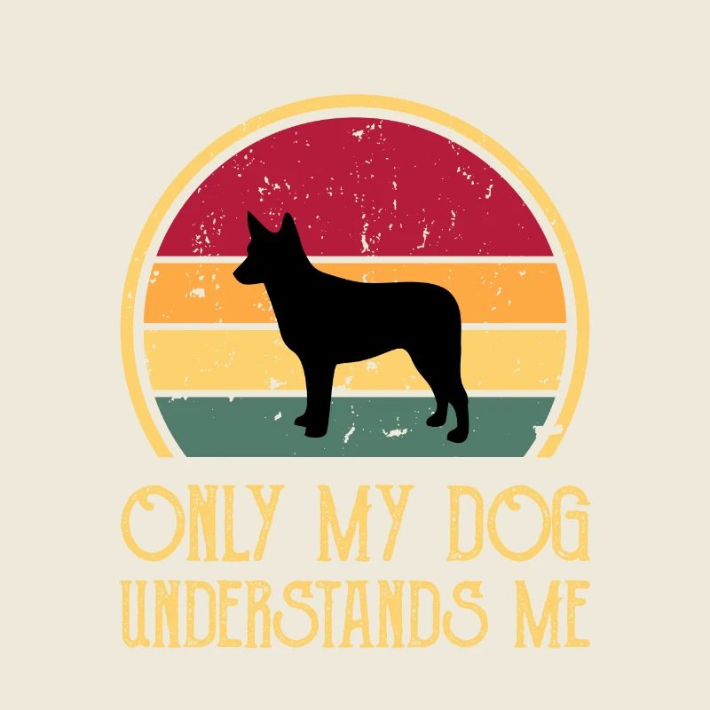 Australian Stumpy Tail Cattle Dog Silhouette