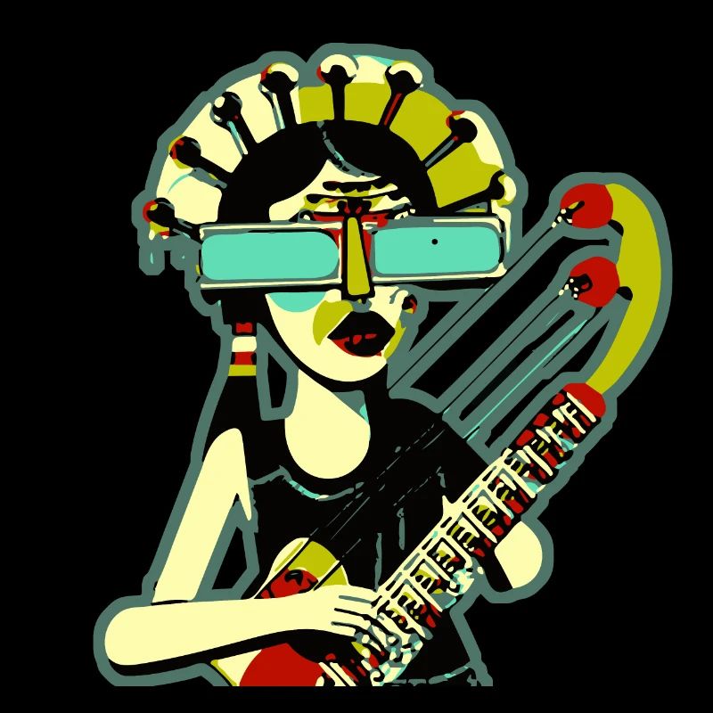 Musik-Mädchen