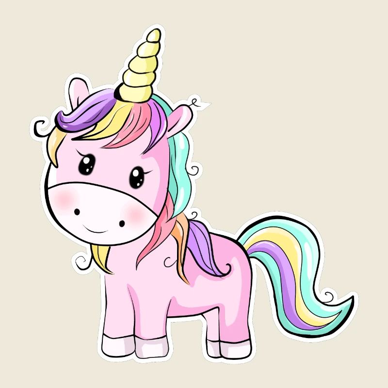 Niedliches Pferdchen Einhorn Unicorn