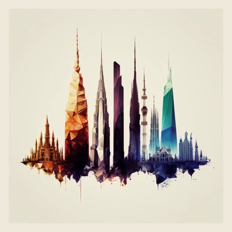 City Eiffel Tower Empire Stat