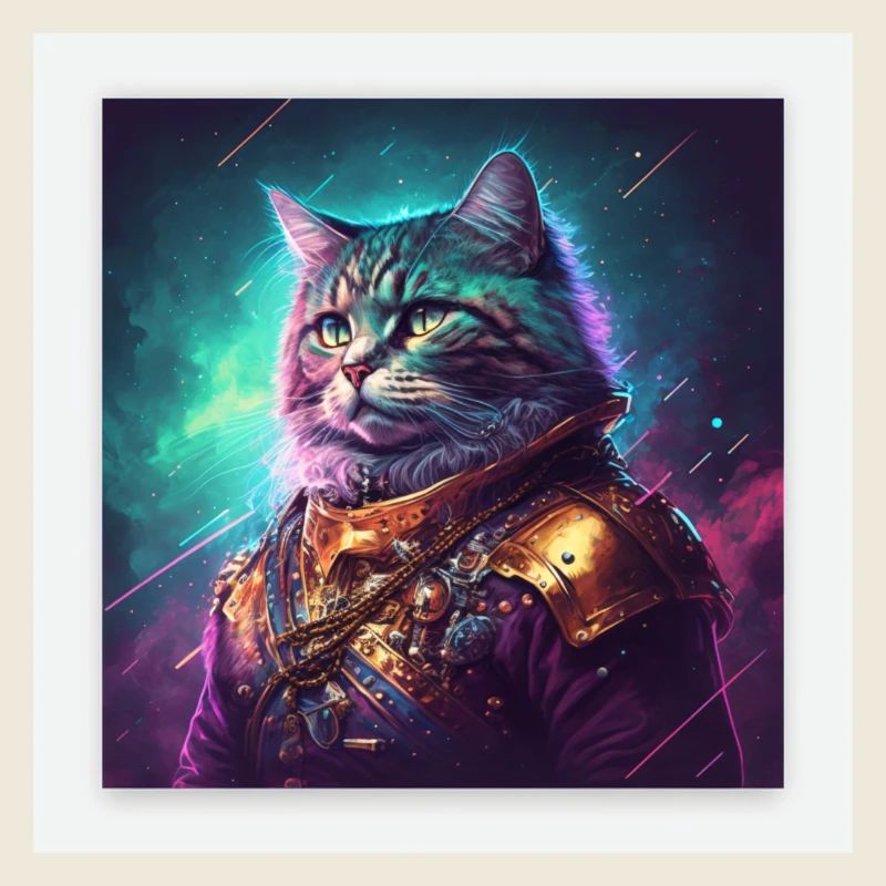 Der Herrscher der Galaxy ist eine Katze