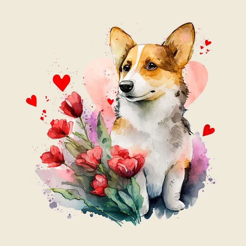 Saint-Valentin Corgi