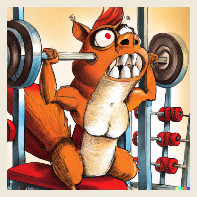 SQRRLD - Squirrel's Bench Press Accident 02