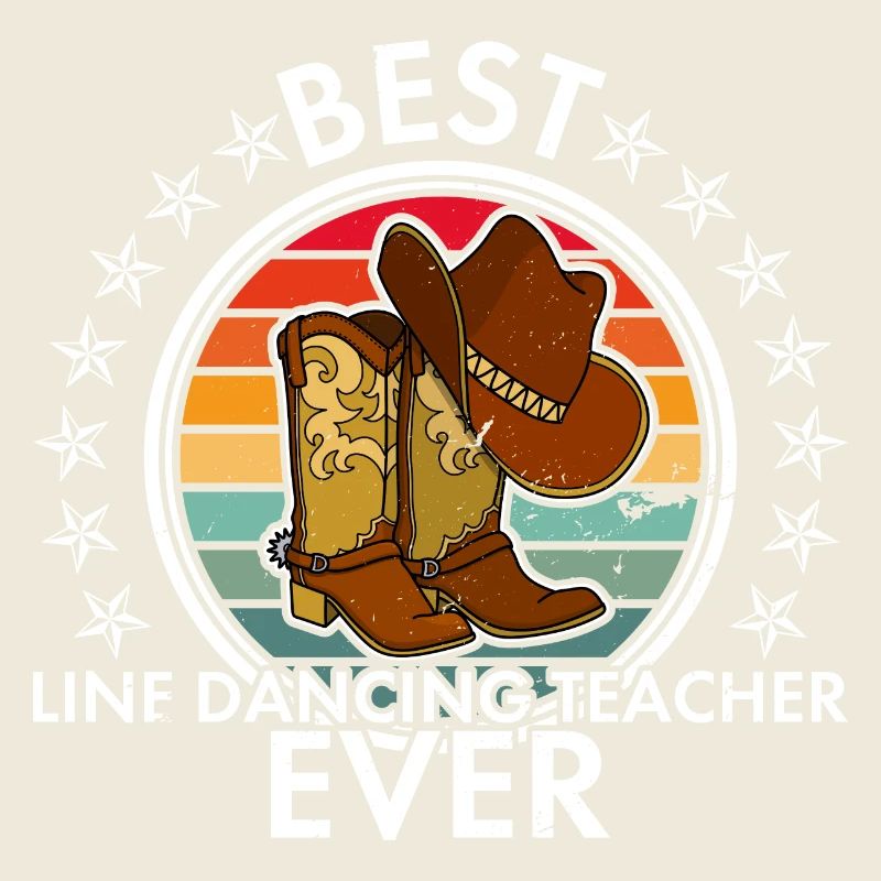 Western Linedance Stiefel Spruch Country
