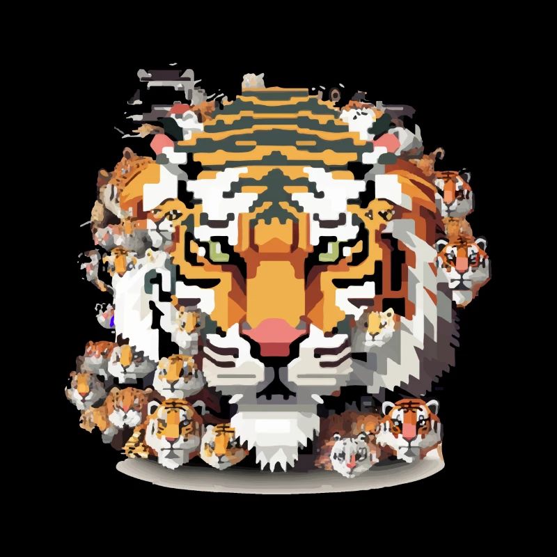 Le tigre pixel