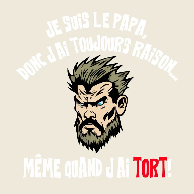Je suis le papa
