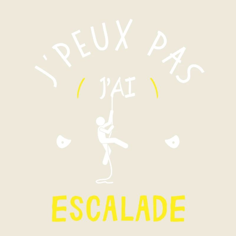 Cadeau Je peux pas j'ai escalade