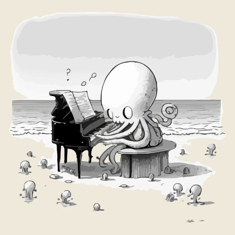 Cali la pieuvre pianiste