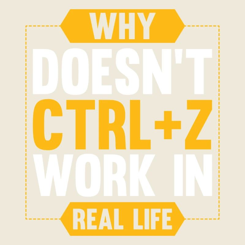 cadeau programmeur pc CTRL Z computer