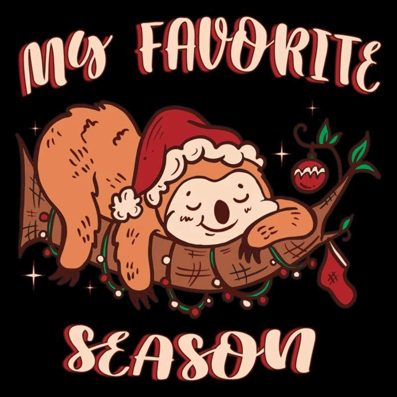 Ma saison préférée Noël Paresseux Noël