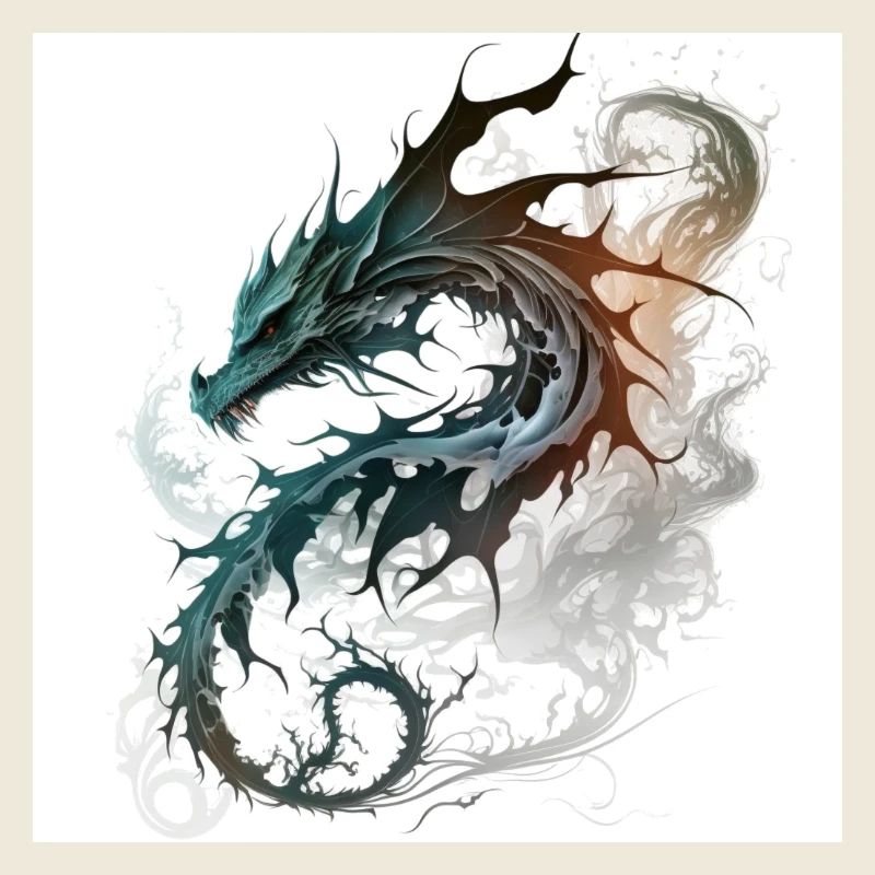 Rauchiger Stammesdrache