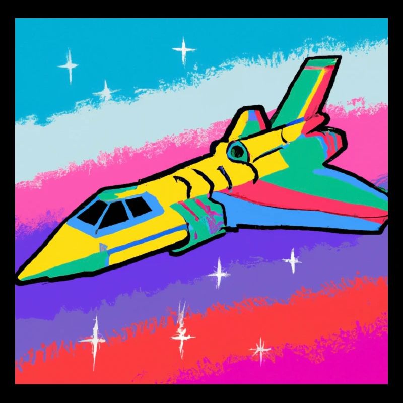 Das farbige Raumschiff