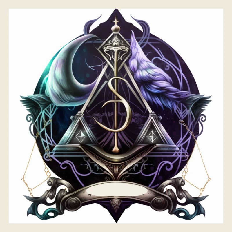 symbole occulte coloré