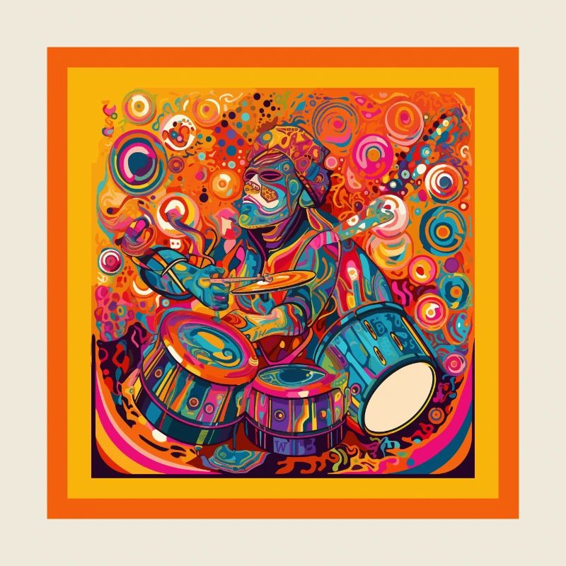 Drums colorful