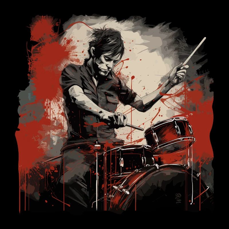 Drummer red