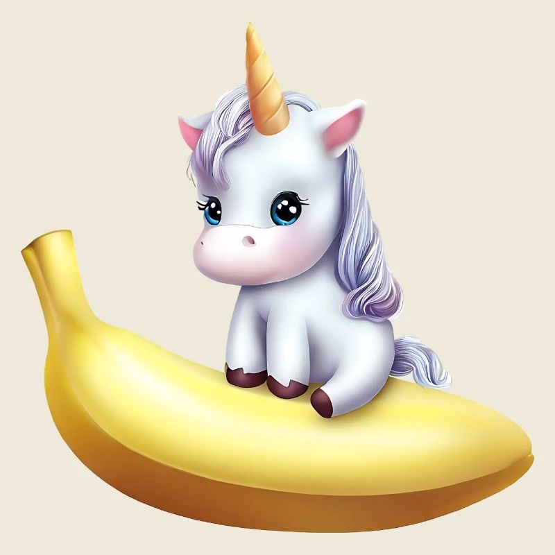 Licorne sur banane