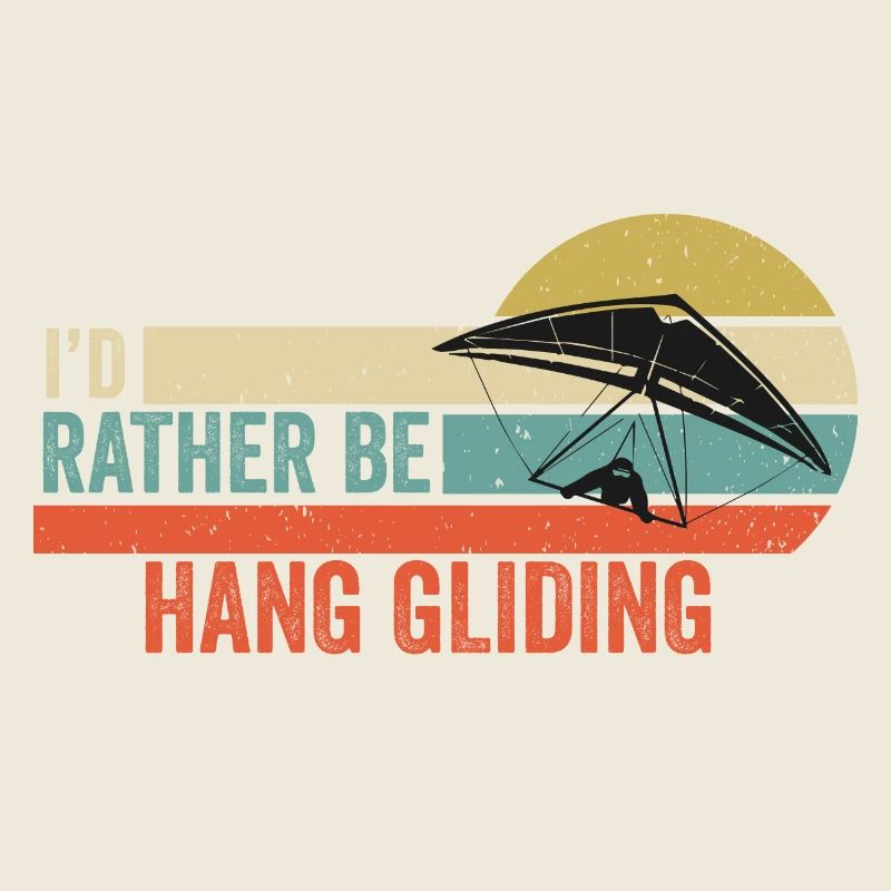 Hang Gliding - I'd Rather Be Hang Gliding gift