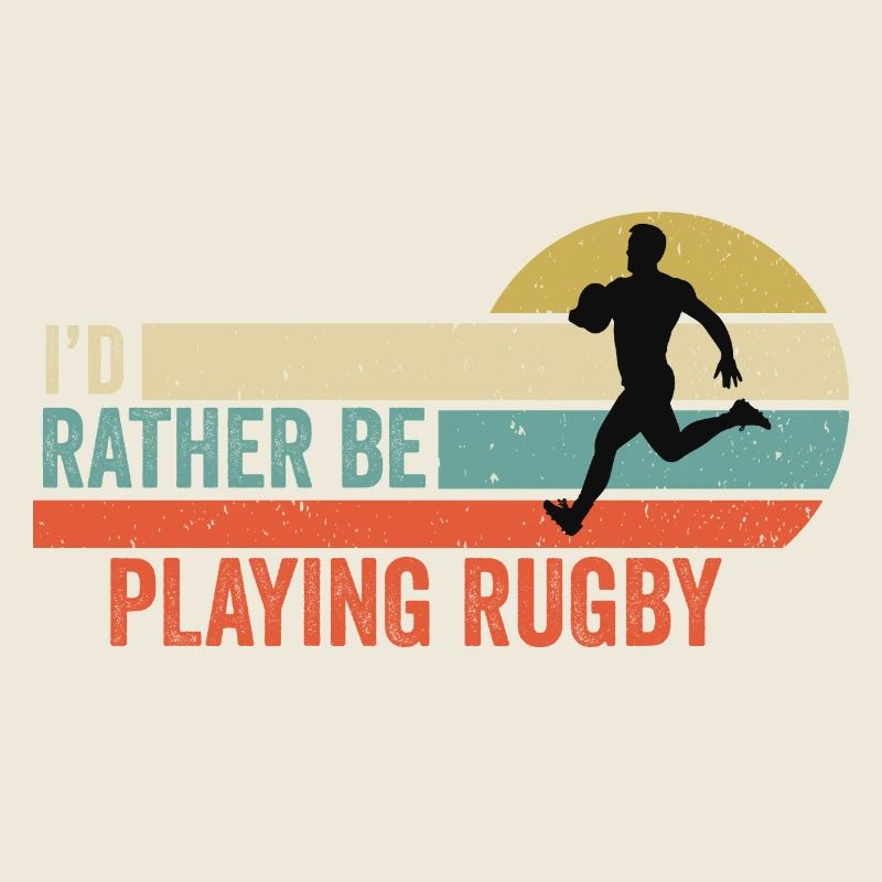 Rugby - I'd rather be playing rugby Gift Idea