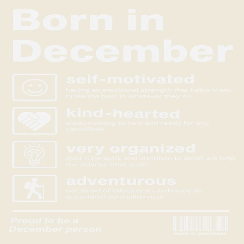 Né en décembre