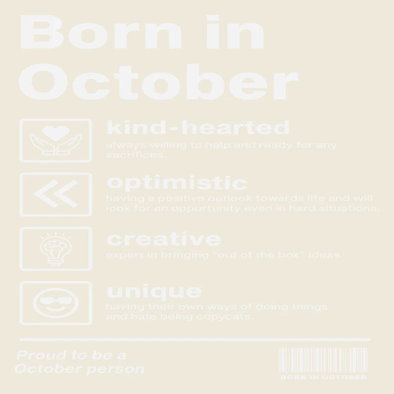 Né en octobre