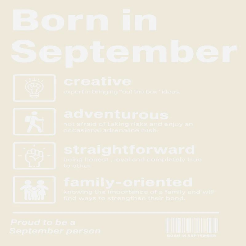 Né en septembre