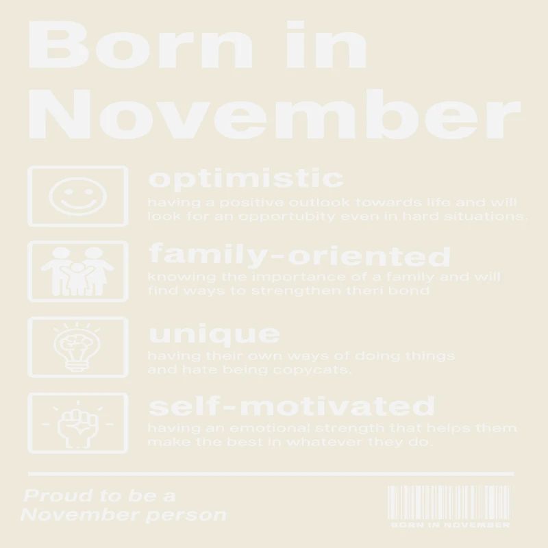 Born in November