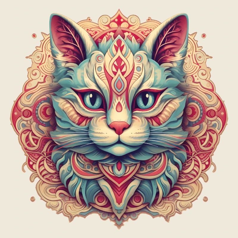 Mandala-Katze