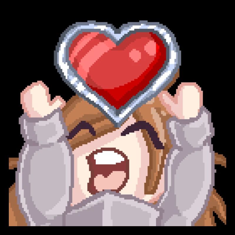 Pillowg1rl Emote mit Herz