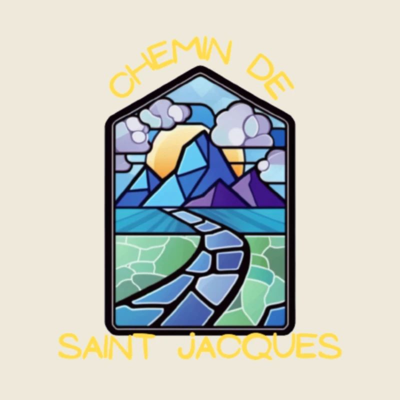 Chemin de St jacques vitrail