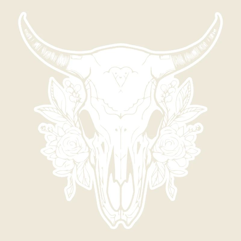 Cow Skull Boho