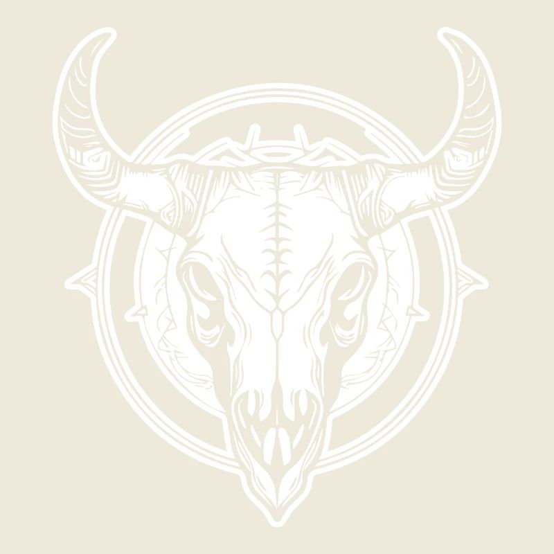 Cow Skull Boho