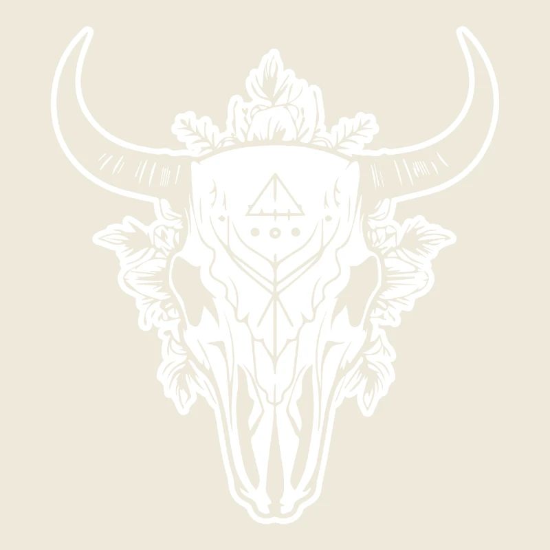 Cow Skull Boho