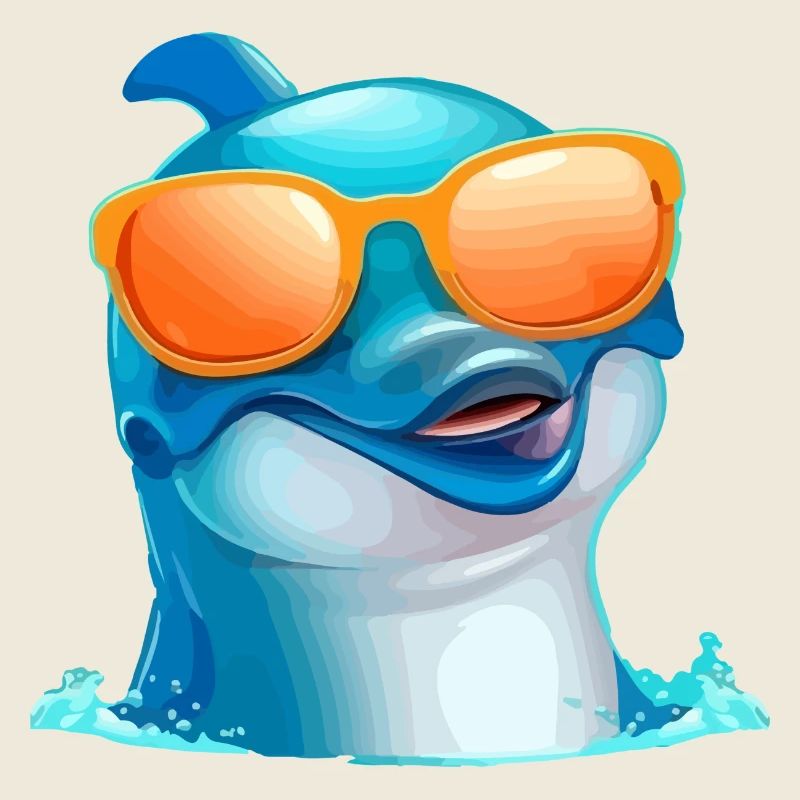 Chas der Brillendelfin