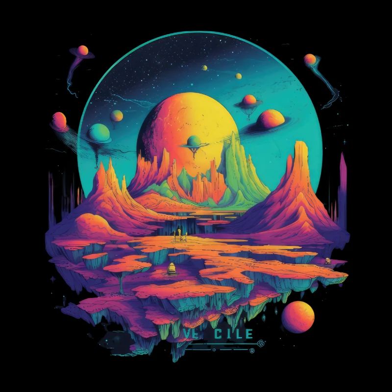 Futuristic life on planets