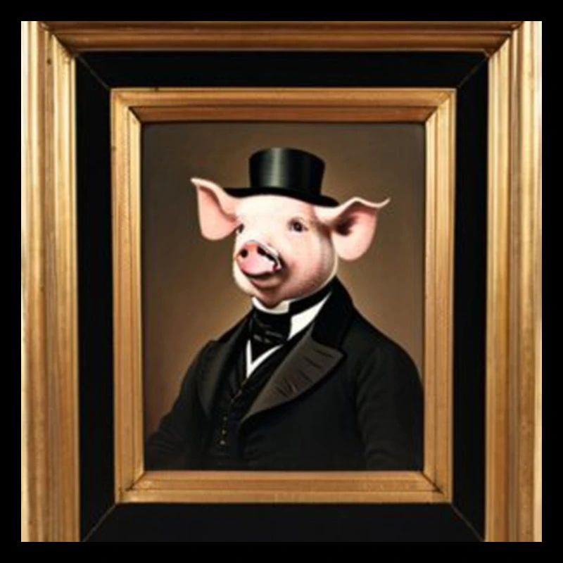 Gentleman Pig