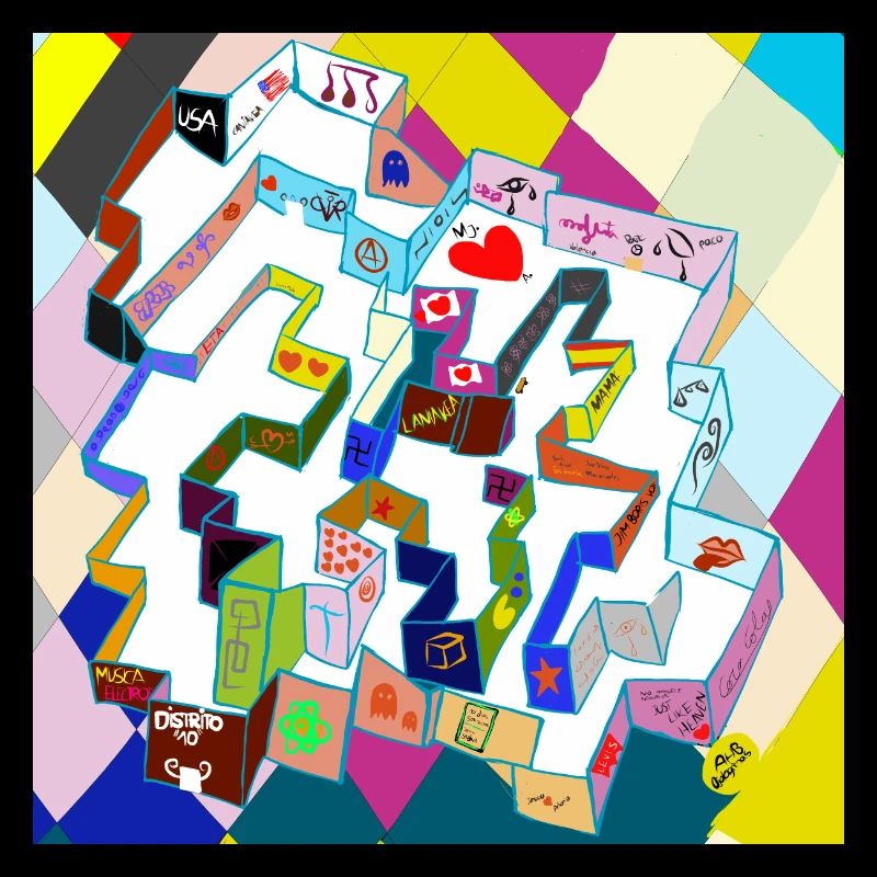 Old multicolored maze v4.00