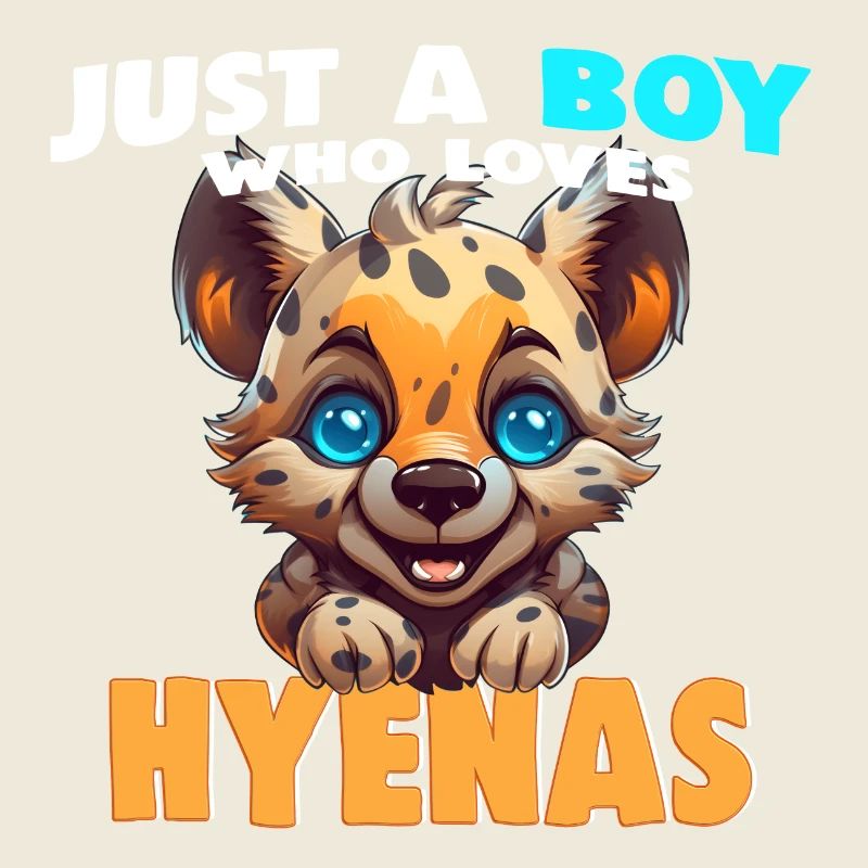 Juste un garçon qui aime les hyènes