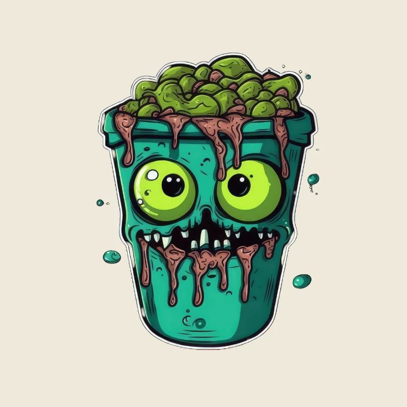 Halloween coffee mug - creepy coffee mug