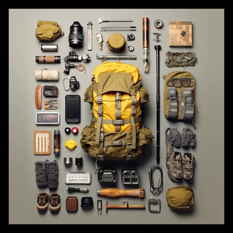 Everything I need for hiking