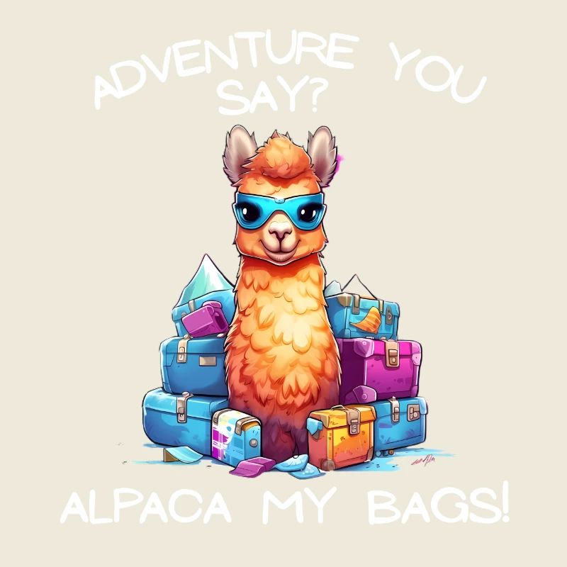 Aventure cool tu dis Alpaga Mes sacs Tee Kids